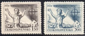 Tsekkoslovakia 1952 - 10th Anniversary of the Destruction of Lidice (2)