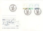 Aland 1984 - Fishing boat 0,20+0,50+1,10 FDC