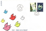 Ahvenanmaa 1995 - Europa CEPT 1995 rauha ja vapaus FDC Ahvenanmaa 1995 - Europa CEPT 1995 rauha ja vapaus FDC