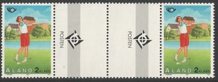 Ahvenanmaa 1995 - Turismi 2 lk/class Golf välilöpari + logo Ahvenanmaa 1995 - Turismi 2 lk/class Golf välilöpari + logo