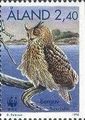 Ahvenanmaa 1996 - Huuhkajat, WWF 2/4 Ahvenanmaa 1996 - Huuhkajat, WWF 2/4