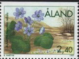 Aland 1997 - Spring flowers 2/4 blue anemone Aland 1997 - Spring flowers 2/4 blue anemone