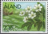 Aland 1997 - Spring flowers 3/4 wood anemone Aland 1997 - Spring flowers 3/4 wood anemone