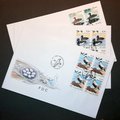 Aland 1987 - Sea birds blocks of four FDC Aland 1987 - Sea birds blocks of four FDC