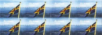 Aland 2004 - Aland flag 90 years stamp booklet 2004