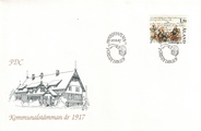 Ahvenanmaa 1987 - Kunnalliskokous vuonna 1917 FDC Ahvenanmaa 1987 - Kunnalliskokous vuonna 1917 FDC