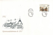 Aland 1987 - Municipal Meeting, Finstrom 1917 FDC