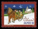 Aland 2006 - Christmas postage stamp 2006 - sleigh ride