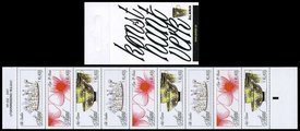 Aland 2007 - Contemporary Decorative Arts stamp booklet (3x Strip of 3)