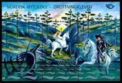 Aland 2008 - Nordic – Mythical places Miniature sheet