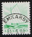 Ahvenanmaa 1984 - Kalastajavene 0,50mk vihreä - Emkarby 24.5.88