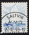 Ahvenanmaa 1984 - Kalastajavene 1,10mk sininen - Saltvik 27.12.95 Ahvenanmaa 1984 - Kalastajavene 1,10mk sininen - Saltvik 27.12.95