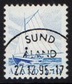 Ahvenanmaa 1984 - Kalastajavene 1,10mk sininen - Sund 27.12.95 Ahvenanmaa 1984 - Kalastajavene 1,10mk sininen - Sund 27.12.95