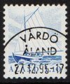 Ahvenanmaa 1984 - Kalastajavene 1,10mk sininen - Vårdö 27.12.95 Ahvenanmaa 1984 - Kalastajavene 1,10mk sininen - Vårdö 27.12.95