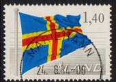 Ahvenanmaa 1984 - Ahvenanmaan lippu - Mariehamn 24.8.84 Ahvenanmaa 1984 - Ahvenanmaan lippu - Mariehamn 24.8.84