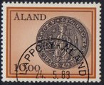 Ahvenanmaa 1984 - Ahvenanmaan vanha maakuntasinetti - Lappoby-Aland 24.5.88 Ahvenanmaa 1984 - Ahvenanmaan vanha maakuntasinetti - Lappoby-Aland 24.5.88