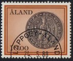 Ahvenanmaa 1984 - Ahvenanmaan vanha maakuntasinetti - Lappoby-Aland 24.5.88 Ahvenanmaa 1984 - Ahvenanmaan vanha maakuntasinetti - Lappoby-Aland 24.5.88