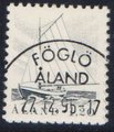 Aland 1985 - Fishing boat 1,20mk grey - Föglö 27.12.95