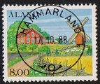 Aland 1985 - Åland nature 8,00 - Rural landscape - Hammarland 17.10.88