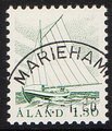 Ahvenanmaa 1986 - Kalastajavene 1,30mk harmaanvihreä - Mariehamn 7.1.86 Ahvenanmaa 1986 - Kalastajavene 1,30mk harmaanvihreä - Mariehamn 7.1.86