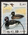 Aland 1987 - Sea birds 2,30 Tufted Duck - Fiskö 19.12.88