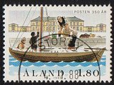 Aland 1988 - Postal Service, 350th anniversary, mailboat - Storby 4.1.88