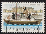 Aland 1988 - Postal Service, 350th anniversary, mailboat - Storby 4.1.88