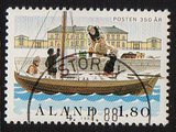 Aland 1988 - Postal Service, 350th anniversary, mailboat - Storby 4.1.88