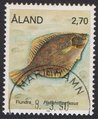 Aland 1990 - Fish 2,70 Flatfish - Mariehamn 8.3.90