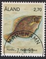 Aland 1990 - Fish 2,70 Flatfish - Mariehamn 7.8.90