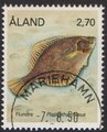 Aland 1990 - Fish 2,70 Flatfish - Mariehamn 7.8.90