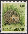 Aland 1991 - Mammals 1/3 Hedgehog - Mariehamn 4.4.91