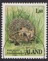 Aland 1991 - Mammals 1/3 Hedgehog - Mariehamn 10.1.93