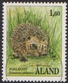 Aland 1991 - Mammals 1/3 Hedgehog - Mariehamn 4.4.91