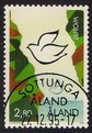 Aland 1995 - Europa CEPT Peace and Freedom 2,80 - Sottunga 27.12.95