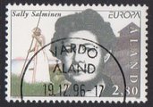 Ahvenanmaa 1996 - Eurooppa CEPT Kuuluisia naisia 2,80 Sally Salminen - Vårdö 19.12.96 Ahvenanmaa 1996 - Eurooppa CEPT Kuuluisia naisia 2,80 Sally Salminen - Vårdö 19.12.96