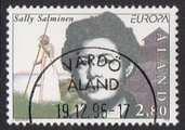 Ahvenanmaa 1996 - Eurooppa CEPT Kuuluisia naisia 2,80 Sally Salminen - Vårdö 19.12.96 Ahvenanmaa 1996 - Eurooppa CEPT Kuuluisia naisia 2,80 Sally Salminen - Vårdö 19.12.96