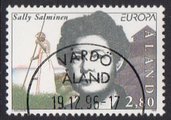 Eurooppa CEPT Kuuluisia naisia 2,80 Sally Salminen - Vårdö 19.12.96