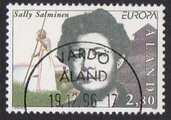 Ahvenanmaa 1996 - Eurooppa CEPT Kuuluisia naisia 2,80 Sally Salminen - Vårdö 19.12.96 Ahvenanmaa 1996 - Eurooppa CEPT Kuuluisia naisia 2,80 Sally Salminen - Vårdö 19.12.96