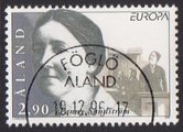 Ahvenanmaa 1996 - Eurooppa CEPT Kuuluisia naisia 2,90 Jenny Sundström - Föglö 19.12.96 Ahvenanmaa 1996 - Eurooppa CEPT Kuuluisia naisia 2,90 Jenny Sundström - Föglö 19.12.96
