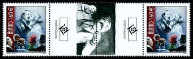 Ahvenanmaa 2009 - Elokuvatoiminta 100 vuotta välilöpari numerolla Ahvenanmaa 2009 - Elokuvatoiminta 100 vuotta välilöpari numerolla