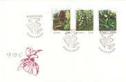 Aland 1989 - Orchids FDC