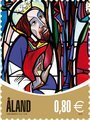 Aland 2010 - Church window II (joint issue with Macau)