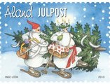 Ahvenanmaa 2010 - Joulupostimerkki 2010 - Kuusenhaku Ahvenanmaa 2010 - Joulupostimerkki 2010 - Kuusenhaku