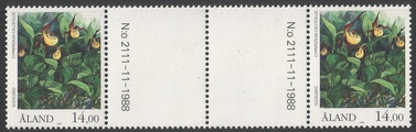 Ahvenanmaa 1989 - Kämmekkäkasveja 14,00 Tikankontti välilöpari numerolla Ahvenanmaa 1989 - Kämmekkäkasveja 14,00 Tikankontti välilöpari numerolla