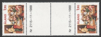 Ahvenanmaa 1989 - Koulutuslaitos 350 vuotta välilöpari numerolla Ahvenanmaa 1989 - Koulutuslaitos 350 vuotta välilöpari numerolla