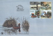 Aland 2013 - Loons and Grebes WWF (4) FDC