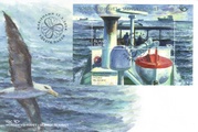 Aland 2014 - Ships at the sea miniature sheet FDC