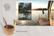 Ahvenanmaa 2017 - Saunakulttuuri pienoisarkki FDC Ahvenanmaa 2017 - Saunakulttuuri pienoisarkki FDC
