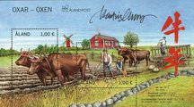 Ahvenanmaa 2020 - Härän vuosi pienoisarkki Ahvenanmaa 2020 - Härän vuosi pienoisarkki
